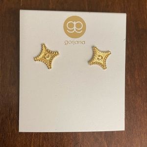 Gorjana earrings- Brand new/ unworn gold colored